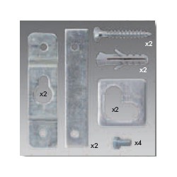 Kit de seguridad para marcos de aluminio